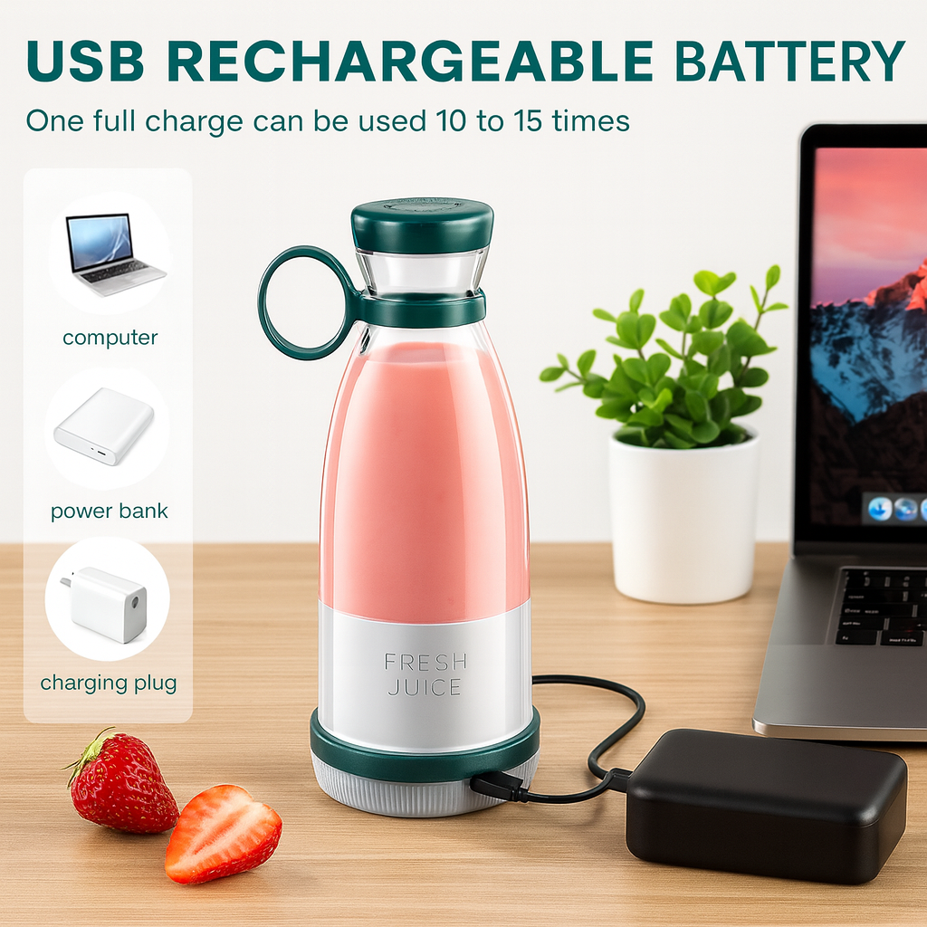 Portable Mini Juicer Bottle
