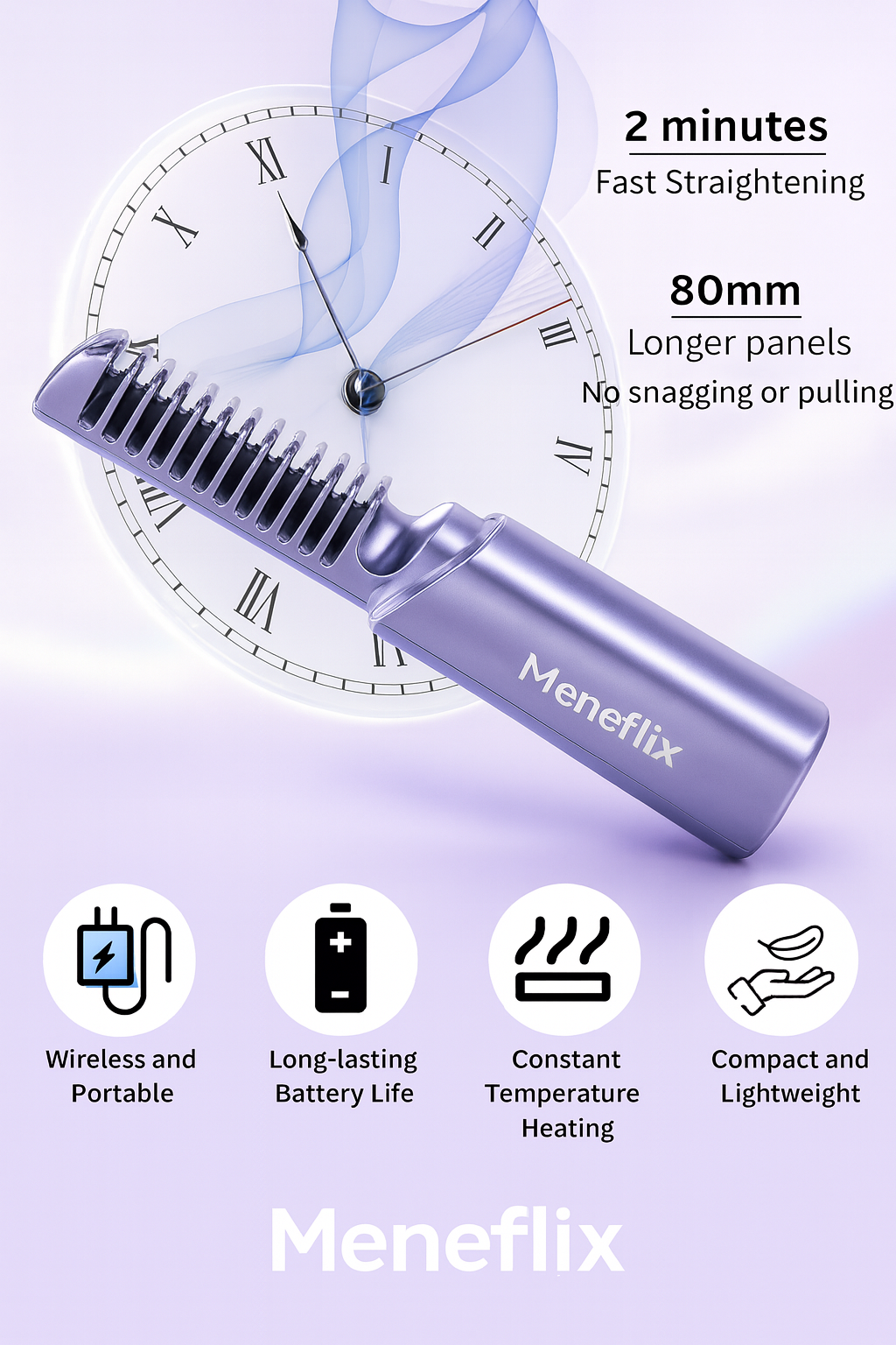 Hair Comb Straightener