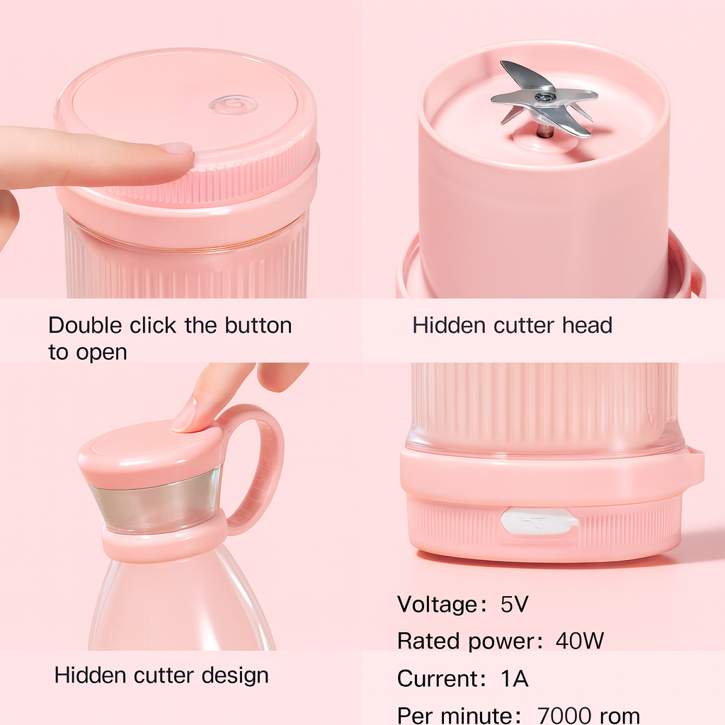 Portable Mini Juicer Bottle