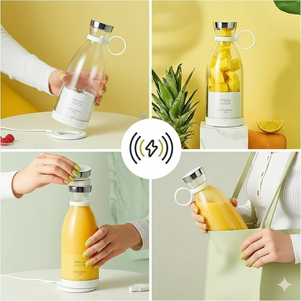 Portable Mini Juicer Bottle