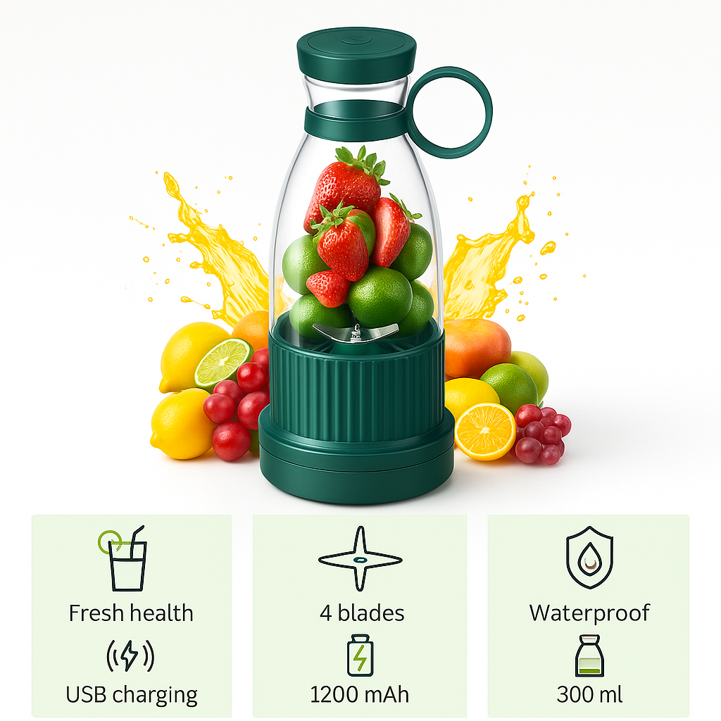 Portable Mini Juicer Bottle