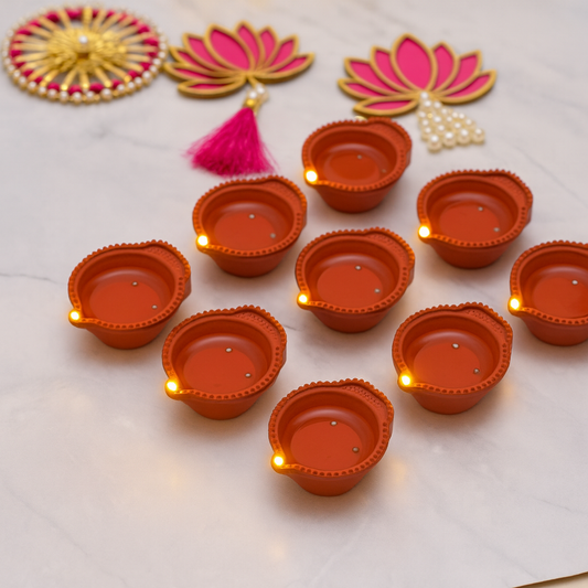Smart Water LED Light Diya🪔